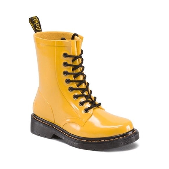 Dr. Martens Shoes - Yellow rubber Doc Martens